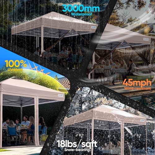 Quictent 10x10 Screened Canopy with Mosquito Netting
