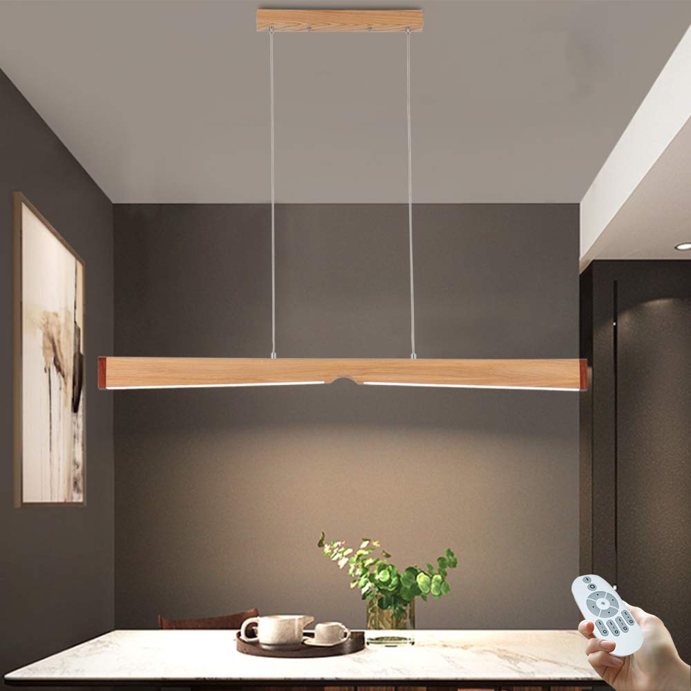 Lustre suspension LED dimmable pour plafond de chambre et cuisine - 8