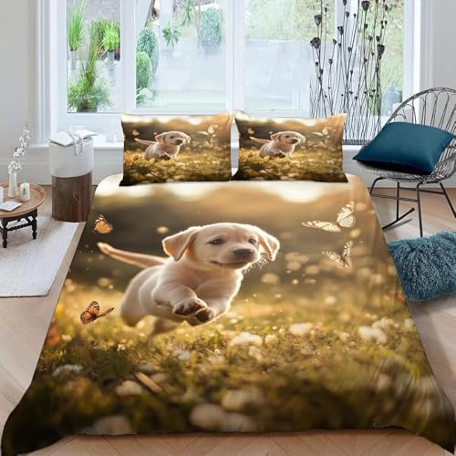 【Cerniera Nascosta e Angoli Interni Antiscivolo】Features a hassle-free hidden zipper closure, it's easy and efficient to put this copripiumino on your comforter, 4 nastri angolari nascosti mantengono il piumino nel posto giusto, impedisce che il piumino scivoli. Adatto per camera da letto, camera degli ospiti, cameretta dei bambini per tutte le stagioni