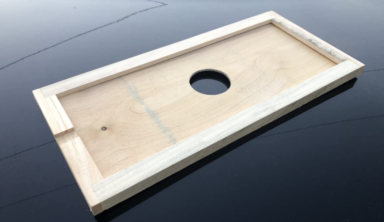 5 Frame Deep 9 5/8 Nuc Complete Bee Hive with Frames & Foundations (Un-Assembled) (Screen Bottom)