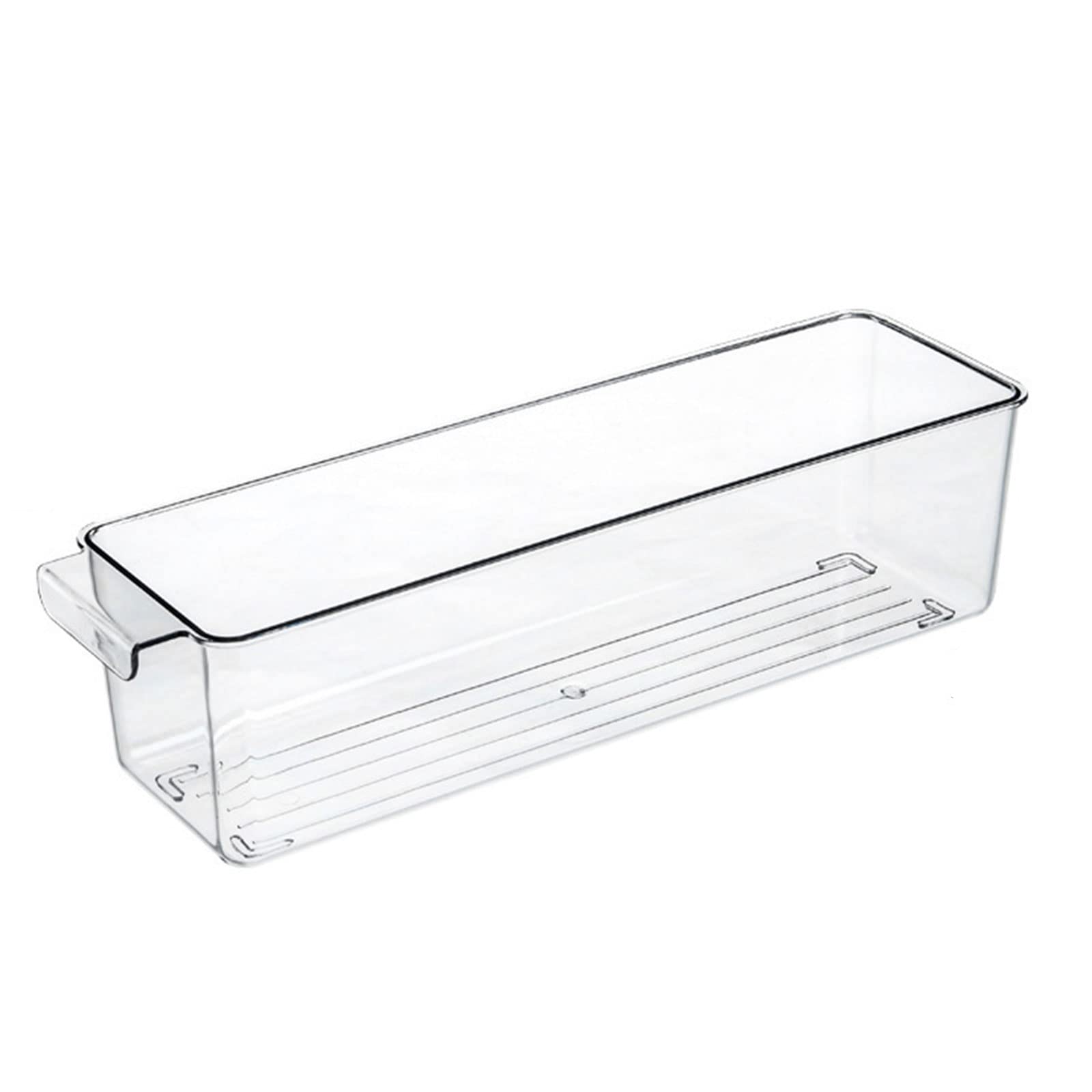 carotoe PET Refrigerator Organiser Transparent Modular Food Container for Fridge Space Saving Kitchen Storage Solution Refrigerator Storage Box