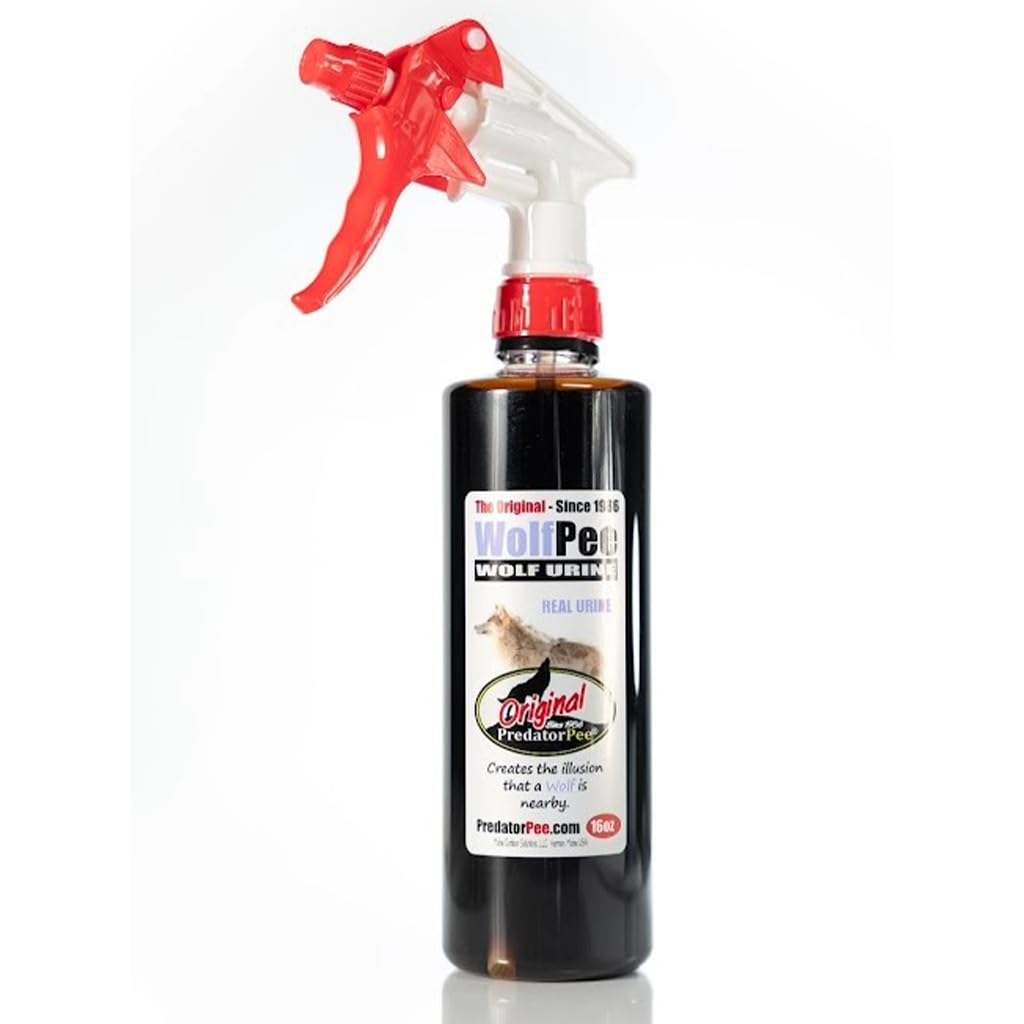 Predator Pee Clear Bottle - 100% Pure Wolf Urine - 16Oz Trigger Spray Bottle