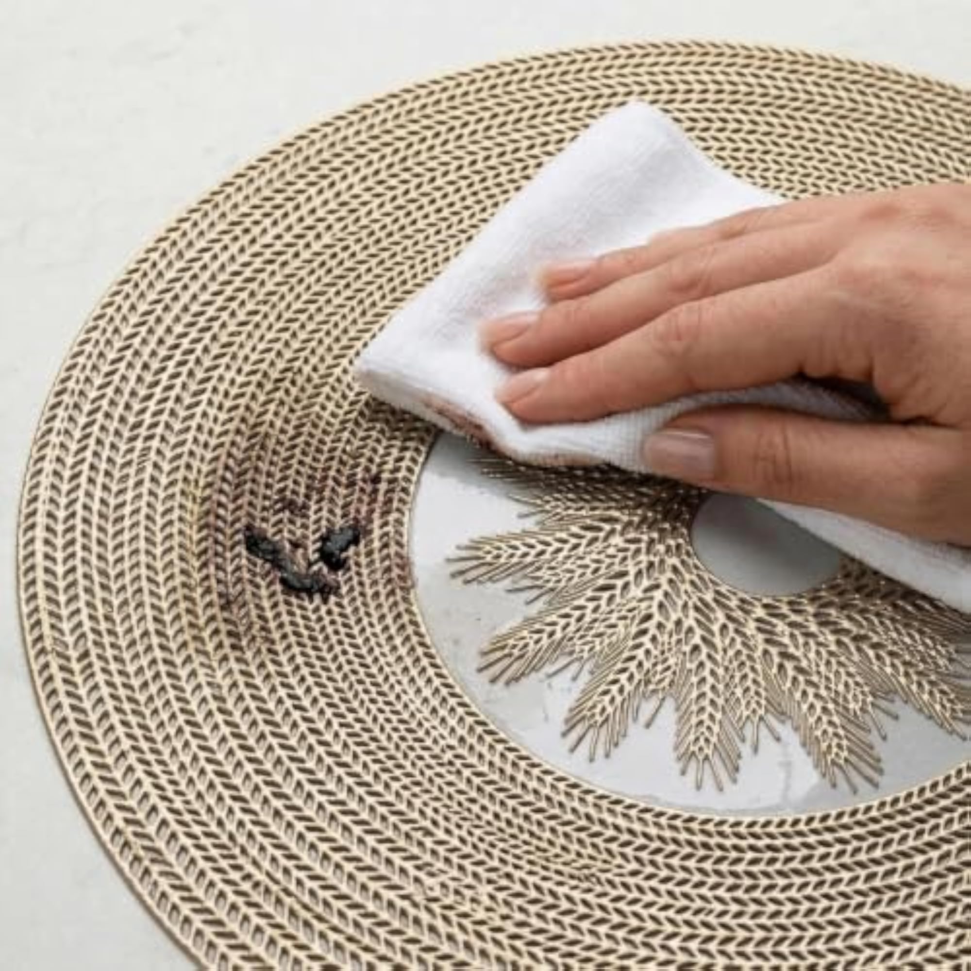 M-Win Creation Leather Placemat, Designer Table Mat Set