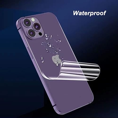 Miniatura 7 de Película protectora de pantalla trasera para iPhone 15 Pro Max Película de hidrogel no vidrio