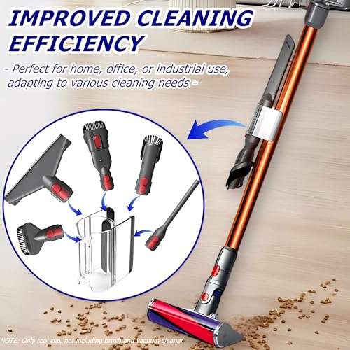 Image of Accessory Holder Attachment Clip Compatible with V7 V8 V10 V11 Cordless Stick Vacuum Cleaner,Vacuum Attachment Storage Rack