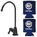 100% Safe Lead-Free Oil Rubbed Bronze Drinking Water Faucet or (RO) Reverse Osmosis Faucet, Compatible with 1/4" & 3/8" Tube Connection, Non Air Gap