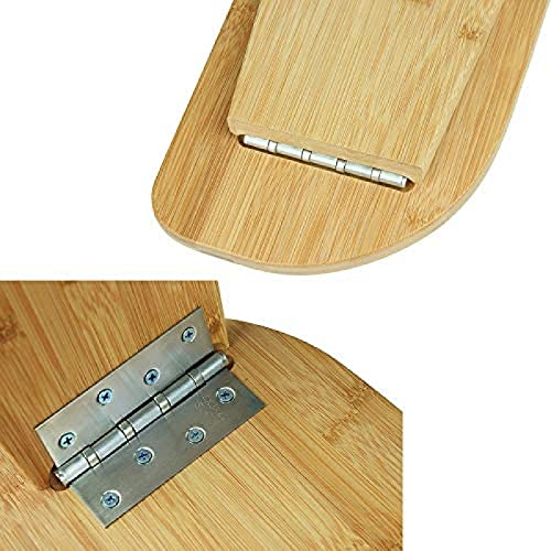 KRASS Portable Meditation Bench, Finished Bamboo, Folding Legs, Low Seat, Kneeling Alternative to Meditation Cushion for Yoga, Prayer, and Meditation,Collector88 – Image 6