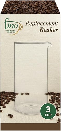 Miniatura 4 de Fino Jarra de repuesto para cafetera de prensa francesa de 3 tazas y 12 onzas (artículo 72002)