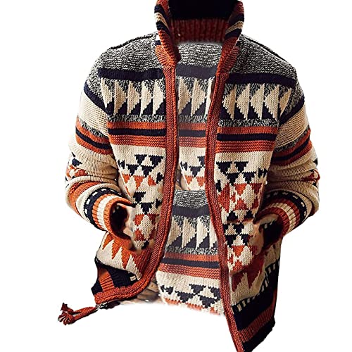 Men's Ugly Sweaters Cardigan Big Tall Boys Knitwear Sweater Coat Flat Knitted Loose Plus Size Windbreaker Jacket