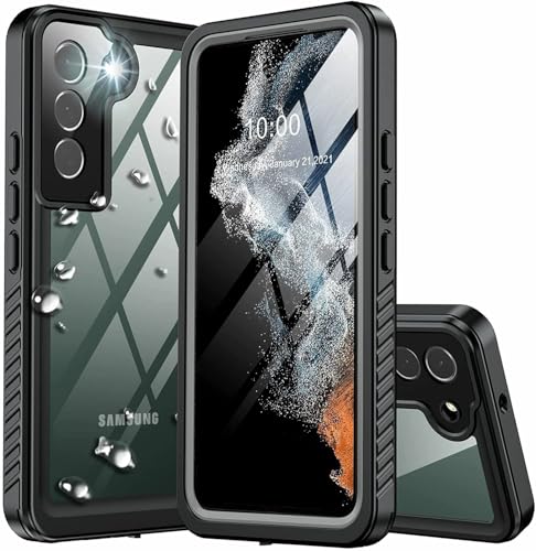 Coque Samsung S24 FE rigide noire avec poignée silicone