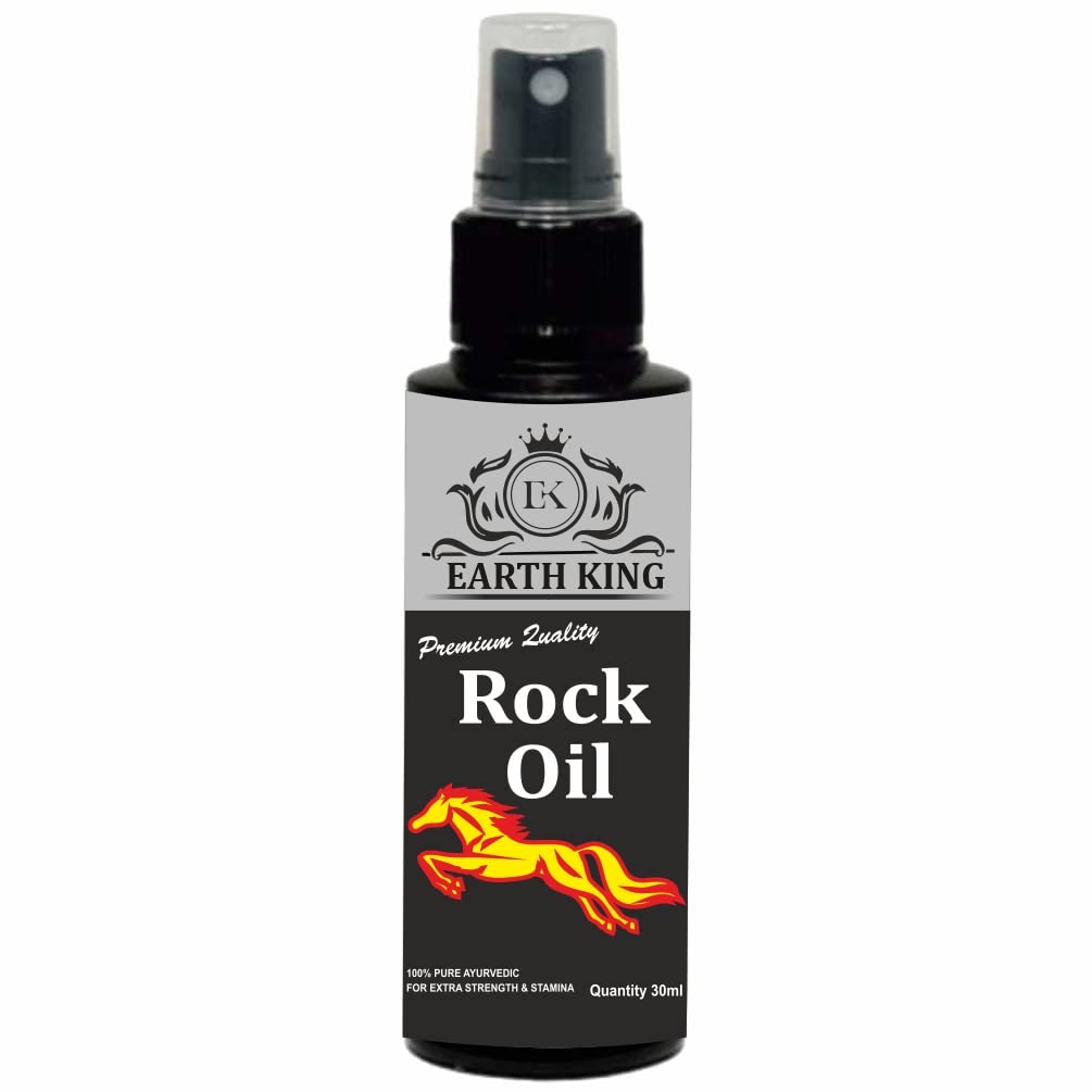 EARTH KING Rock Oil | Ayurvedic Massage Spray for Men - 30Ml