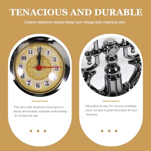 Reloj de escritorio retro para transformar espacios apagados en elegantes 6