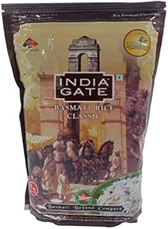 India Gate Basmati Rice - Classic, 1kg Pouch