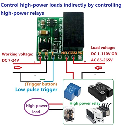Module de relais bistable 12V avec commutation à bascule 2A miniature efficace - 4