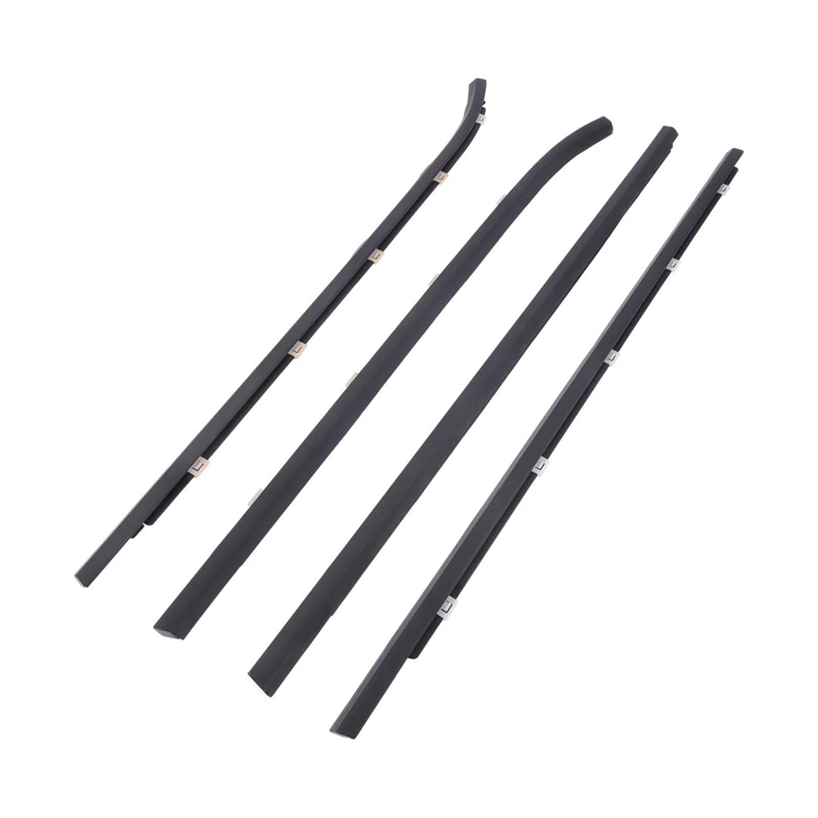 Uussup One Color Rubber Seal Weather Stripping 4Pcs For Hyundai For I30 Fd For Hatch 2007 2008 2009 2010 2011 2012 Car Window Weatherstrip Rubber Moulding Trim Seal Belt