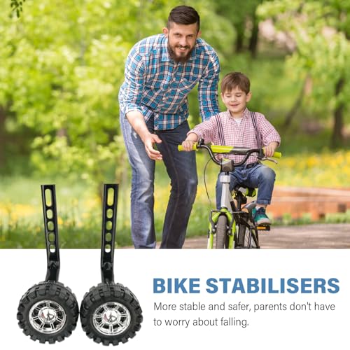 Bike Training Wheels 1Par Ruedas de Entrenamiento Pesadas para Bicicleta Infantil Silenciosas y Estables para Niños de 12 a 20 Pulgadas miniatura 6