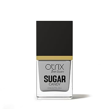 True Colors Sugar Candy Nail Polish - Sweet Ash 8ML | Quick Drying | Long Lasting | 21 Free Formula