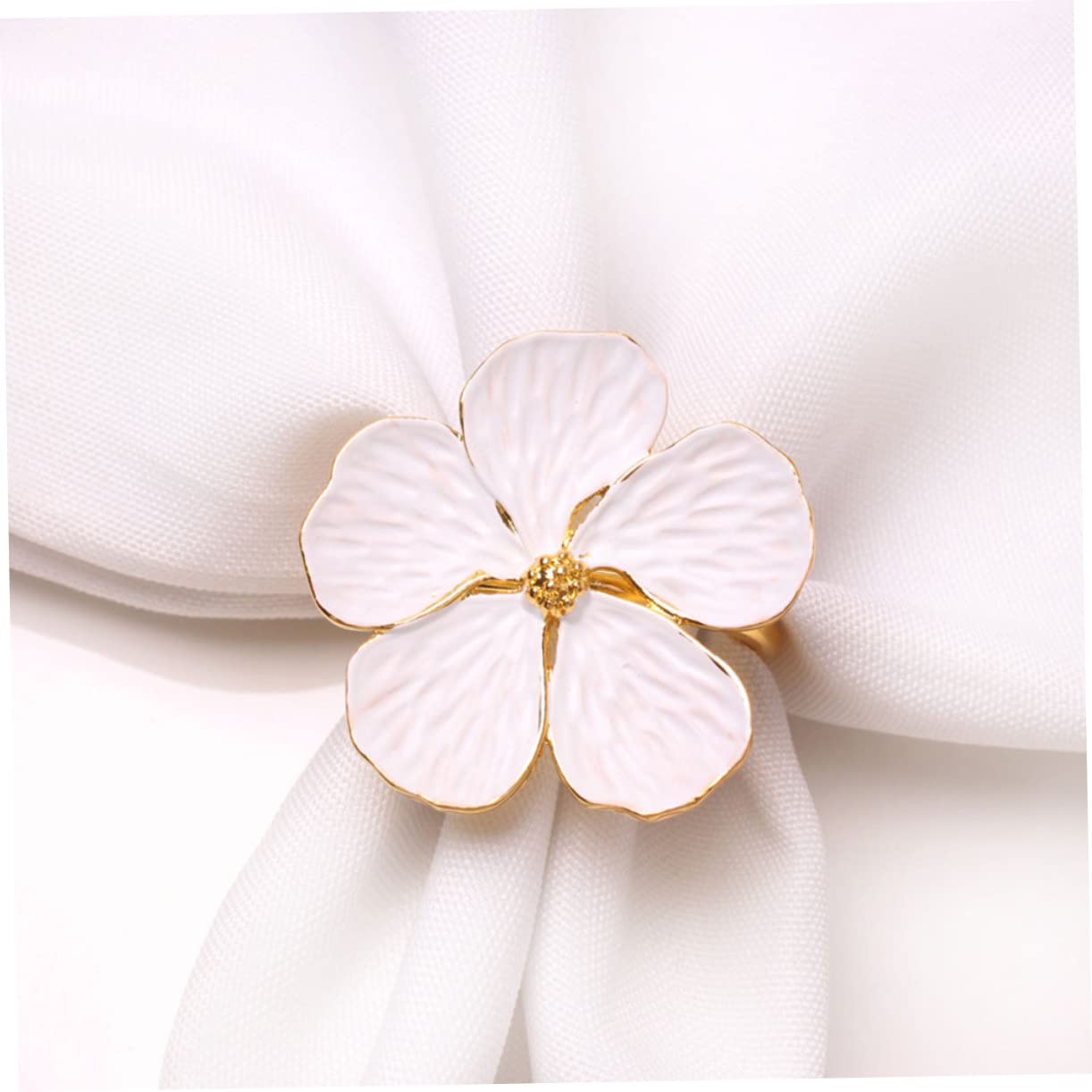 18piezas Anillos para Servilletas De Flor Decorativos Adornos para Bodas y Eventos Elegantes Accesorios De Mesa para Restaurante y Hogar