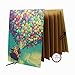 T-HAOHUA Hand Made Hardcover Kraft Paper Folding Photo Album, Pixar Up Movie Theme DIY Photo Album, Wedding & Anniversary Scrapbook