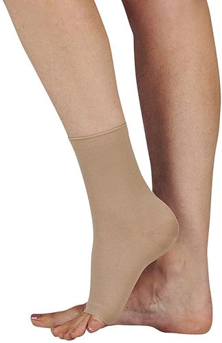 Juzo Basic Tobillera Wrap 20-30 mmHg Negro y Beige, Unisex