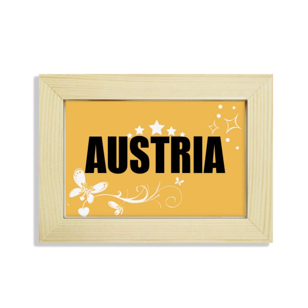 Austria marco de madera premium para pintura y láminas decorativas de flores de mesa