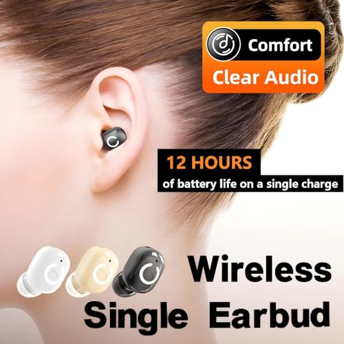 Auricular Bluetooth In-Ear Beige con Batería de 12-15 horas miniatura 2