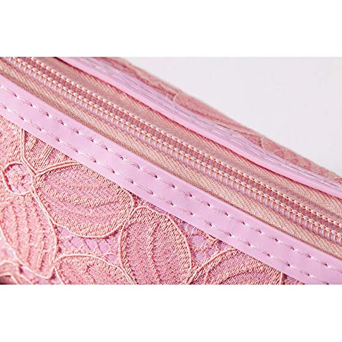 Outflower Lace Cosmetic Bag Wash Bag Travel Storage Bag Make Up Toiletry Bags Storage Organiser for Women, Ladies
