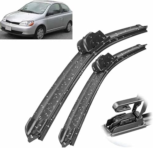 Escobillas de limpiaparabrisas delantero compatibles con Toyota Yaris MK1 1999-2005 para parabrisas de ventana, automóvil, cepillos de lluvia de 21