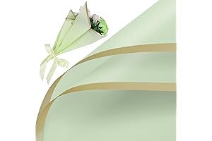 Green Bouquet Wrapping Paper