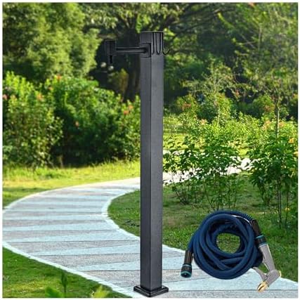 Freestanding Outdoor Vertical Garden Water Column Faucet - Easy Install for Villas, Patios, and Courtyards - Durable, Stylish Water Feature for Gardens