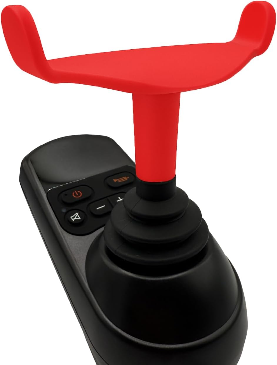 U-Shaped Joystick Handle for Wheelchairs,Joy Stick with Flex Shaft for Electric Wheelchairs and Power Chairs,Wheel Chair Joystick Accessory with Comfortable Grip and Universal Compatibility