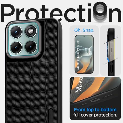 Image of Jkobi Rubberised Back Cover Case for Motorola Moto Edge 70 Fusion (Textured Grip Design | Micro-Fiber Cloth Inside | Slim and Light Weight | Soft Touch and Feel)