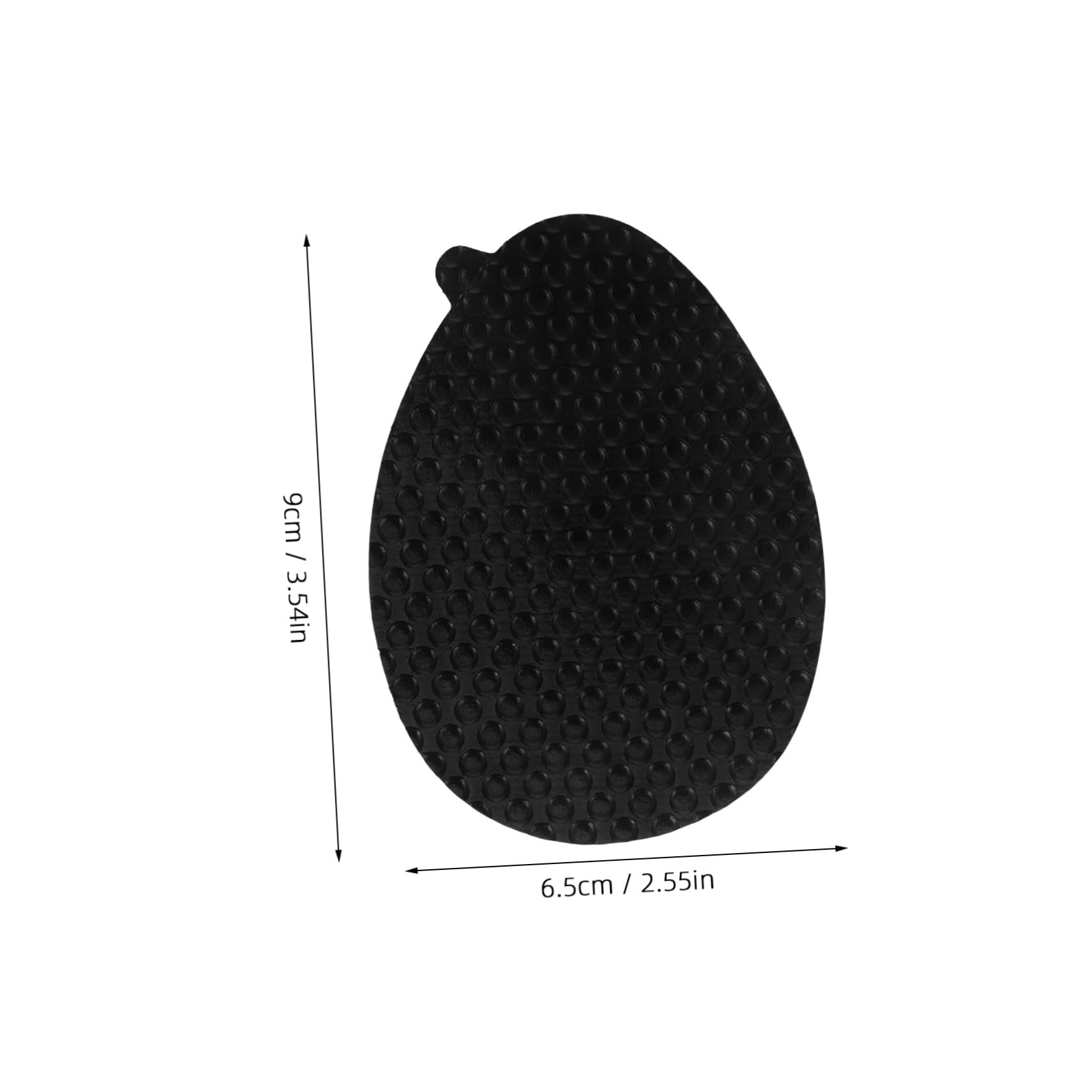 VALICLUD 5 Set Adesivi Suola Antiscivolo Cuscinetti Suola Alto Tacchi Protettori Tappi Pastiglie Talloni Per Scarpe Shoe Sole Protector Sole Protettore Resina Vinilica Nero 10 Paia*5