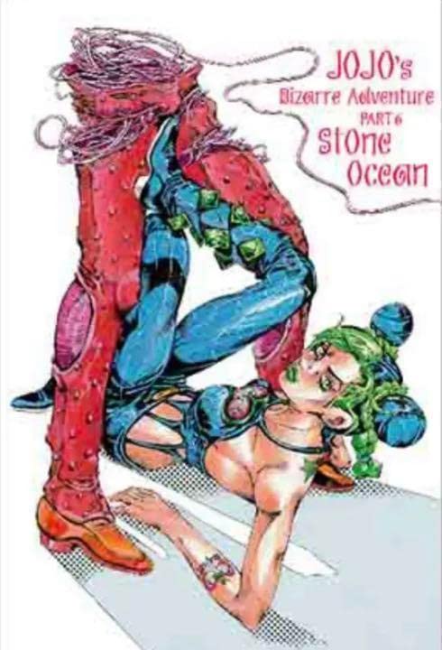 ジョジョ 第六部 ストーンオーシャン 空条承太郎＆徐倫 JOJO展 ポスター JOJO 第六部 ストーンオーシャン 空条承太郎＆徐倫 ジョジョ展