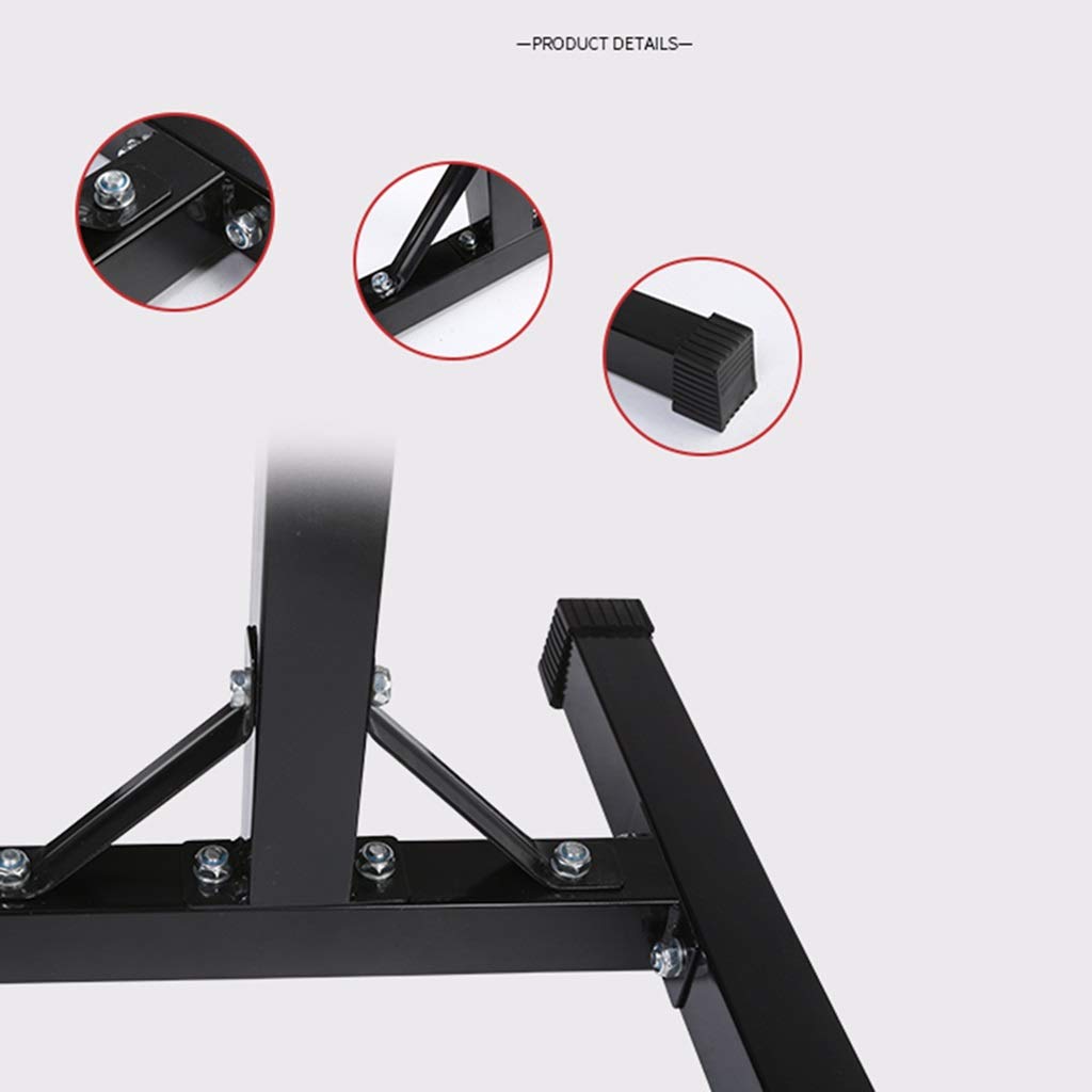 Aparato para Sentadillas Press de banca Estante para Barra de Fitness para Hombre Estante Multifuncional Soporte Ajustable Gimnasio casero en casa Solo Vende estanterías