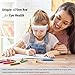 Lukirch Red Light Therapy Glasses 670nm – Eye Comfort & Visual Wellness, Blue Light Therapy Support for Sleep, Circadian Rhythm, Jet Lag & Seasonal Mood, Red & Blue (2-in-1)