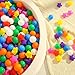 TRENDPLAY Star Ball Pit Balls for Toddlers - 50 Count Star Balls Different Shapes for Festival Indoor Outdoor, Party Decoration for Babies Kids (Rainbow)