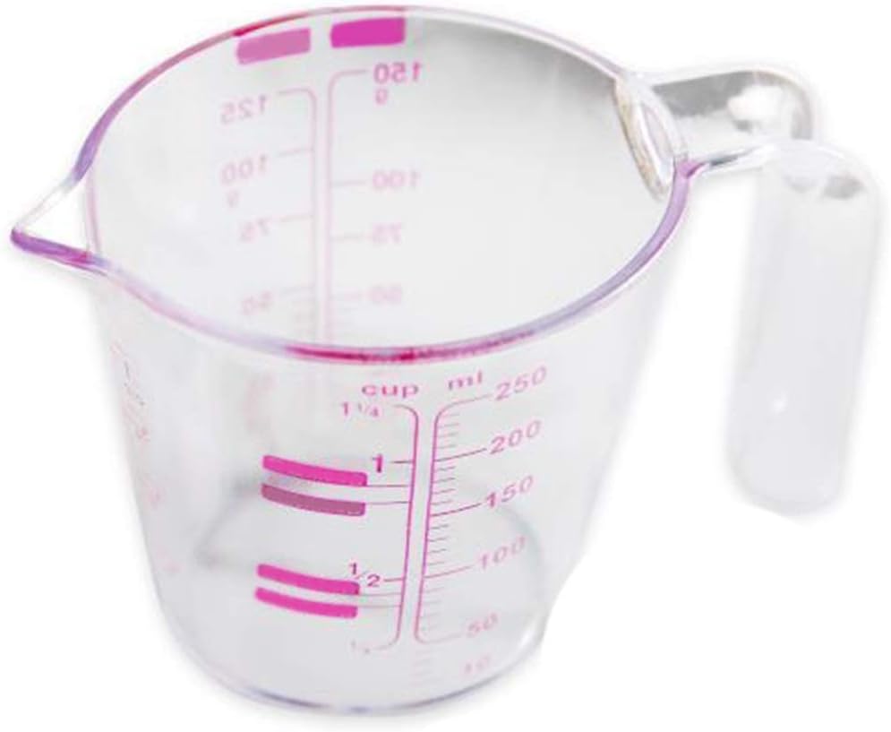 Measuring Cup, Transparent Plastic Baking Tool Milk Coffee Powder Measuring