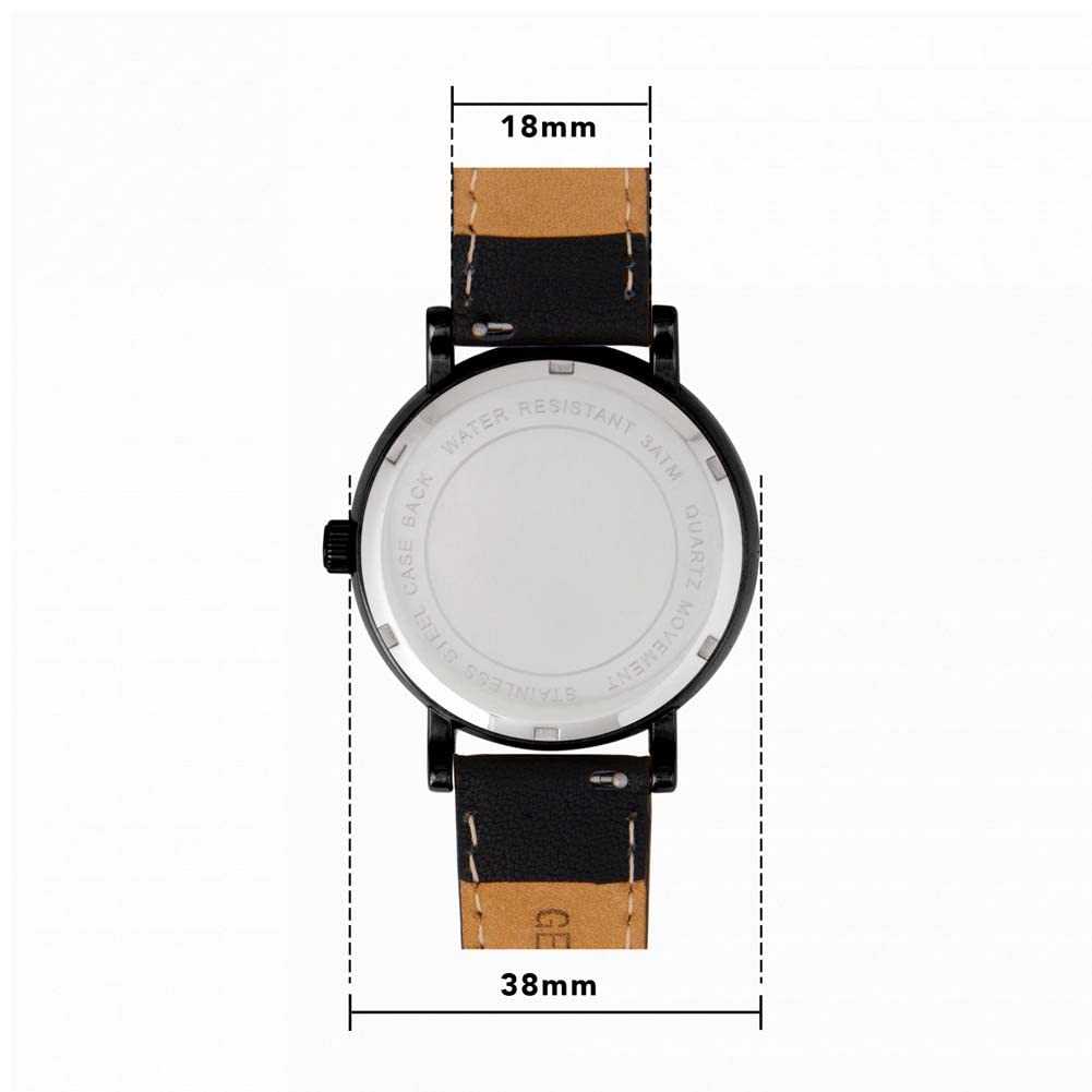 Yellow Daffodil Watch Damen 38mm Gehäuse 3atm wasserdichtes Quarzwerk Luxus modisch