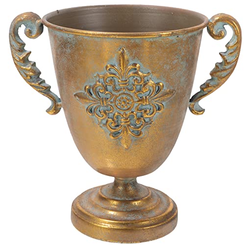 Toddmomy Maceta de Hierro Retro Decorativa para Bodas y Fiestas Jarrón Vintage de Estilo para Decoración de y