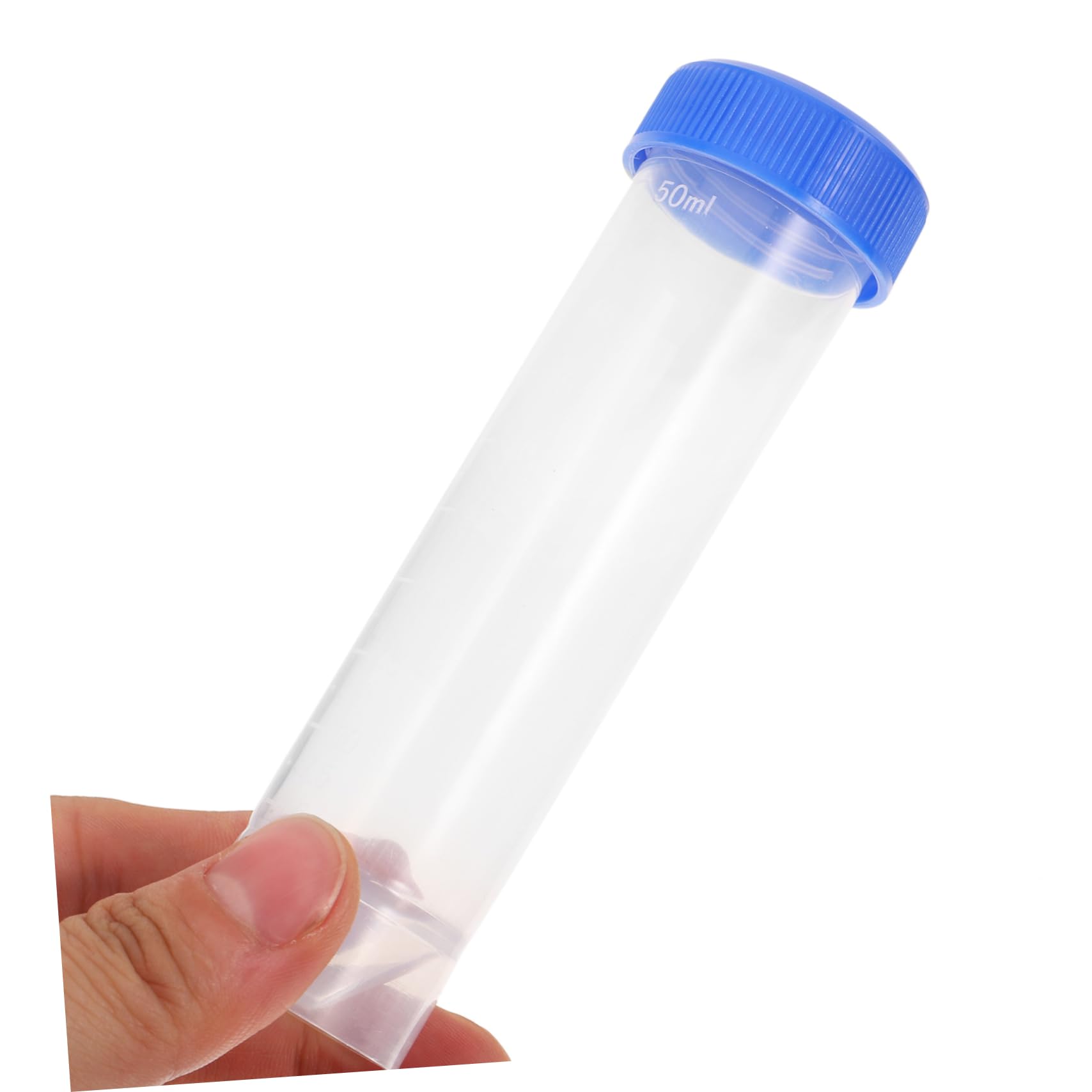 Anneome Provette da Centrifuga in Plastica 50ml Fondo Piatto Tappo a Vite e Scala 50 Pezzi per Esperimenti di Laboratorio e Ricerca
