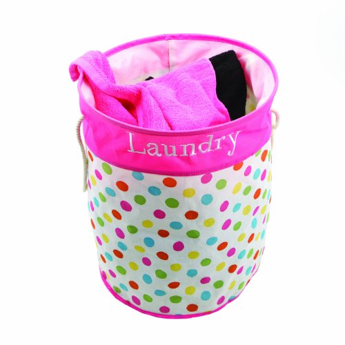 Premier Housewares Cesto della biancheria con pois...
