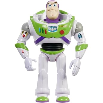 mattel large disney pixar buzz lightyear action figure 31 cm super poseable detailed figure from toy story space film age 3 + hfy27