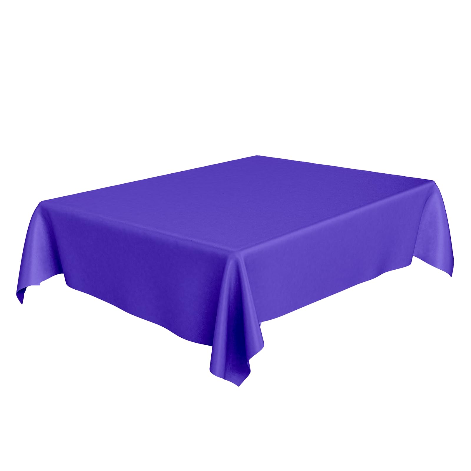 Aex Purple Disposable Tablecloth – Waterproof 54" × 72" Plastic Table Cover, Party Tablecloths For Weddings, Birthdays & Picnics – Easy Cleanup Table Cloth