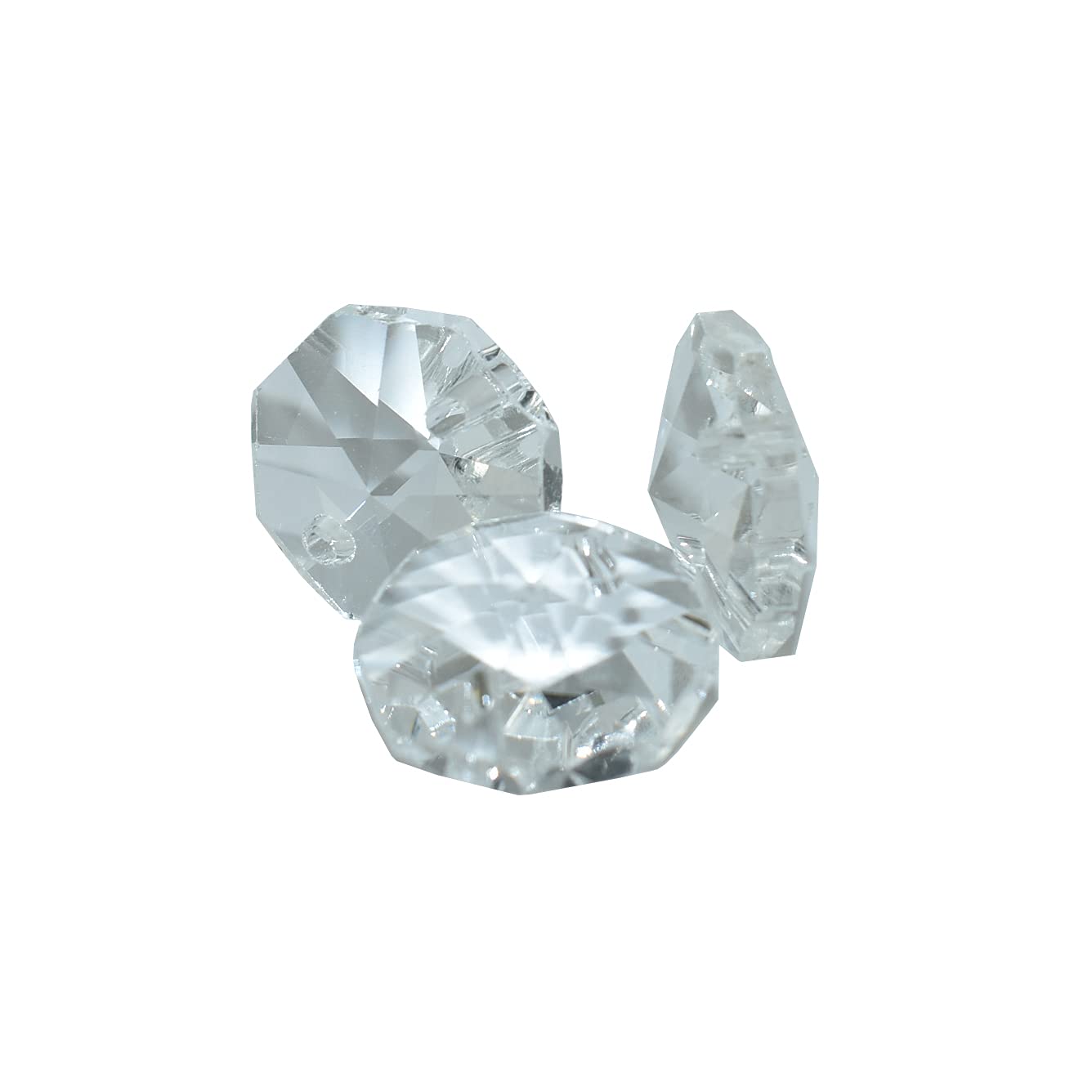 14mm 200pcs Colorful Crystal Octagon Beads