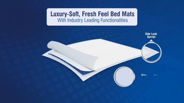 Comfy Life Ultra Bed Mats – 15 Pack Disposable Incontinence Pads, 75 X 90 Cm, With Adhesive Strips