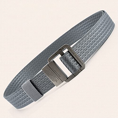 Cinto de Trabalho Masculino, Cinto de Trabalho de Nylon Bem Tecido para Caminhadas (Cinza)