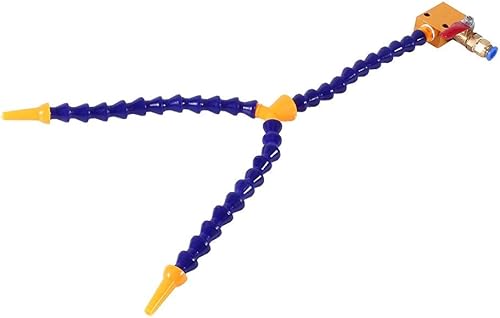 Miniatura 7 de Sistema de pulverización de lubricación de refrigerante de niebla bidireccional para máquina de talla de taladro de fresado CNC de tubería de aire