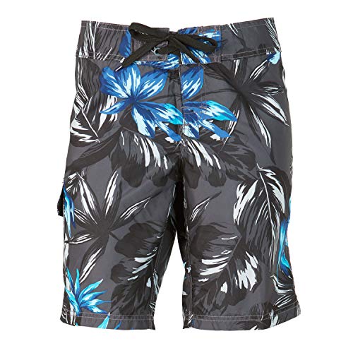 Kanu Surf Women's Marina UPF 50+ Active Swim Board Short (Reg & Plus Sizes), Hayley Charcoal, 4