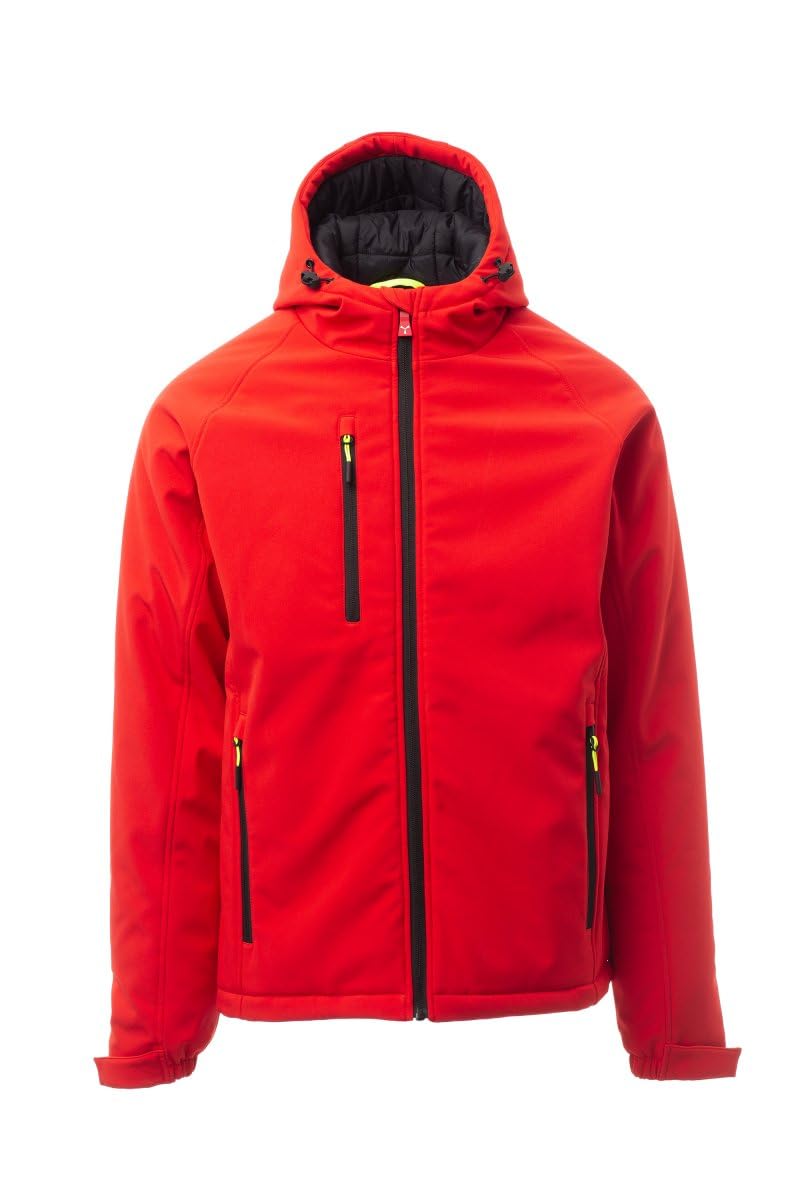 Giubbotto da Uomo Imbottito Payper Gale PAD Softshell impermeabile antivento Giacca con cappuccio idrorepellente 8000 mm H2O
